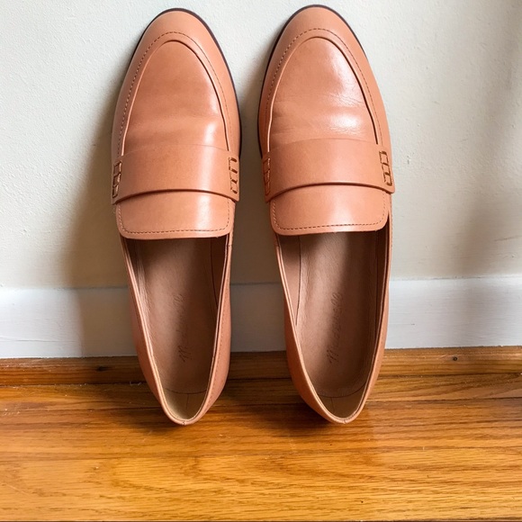 Madewell RARE The Alex Loafer in Dusty Clay Nude Leather Penny Loafer 9.5 - Picture 4 of 11